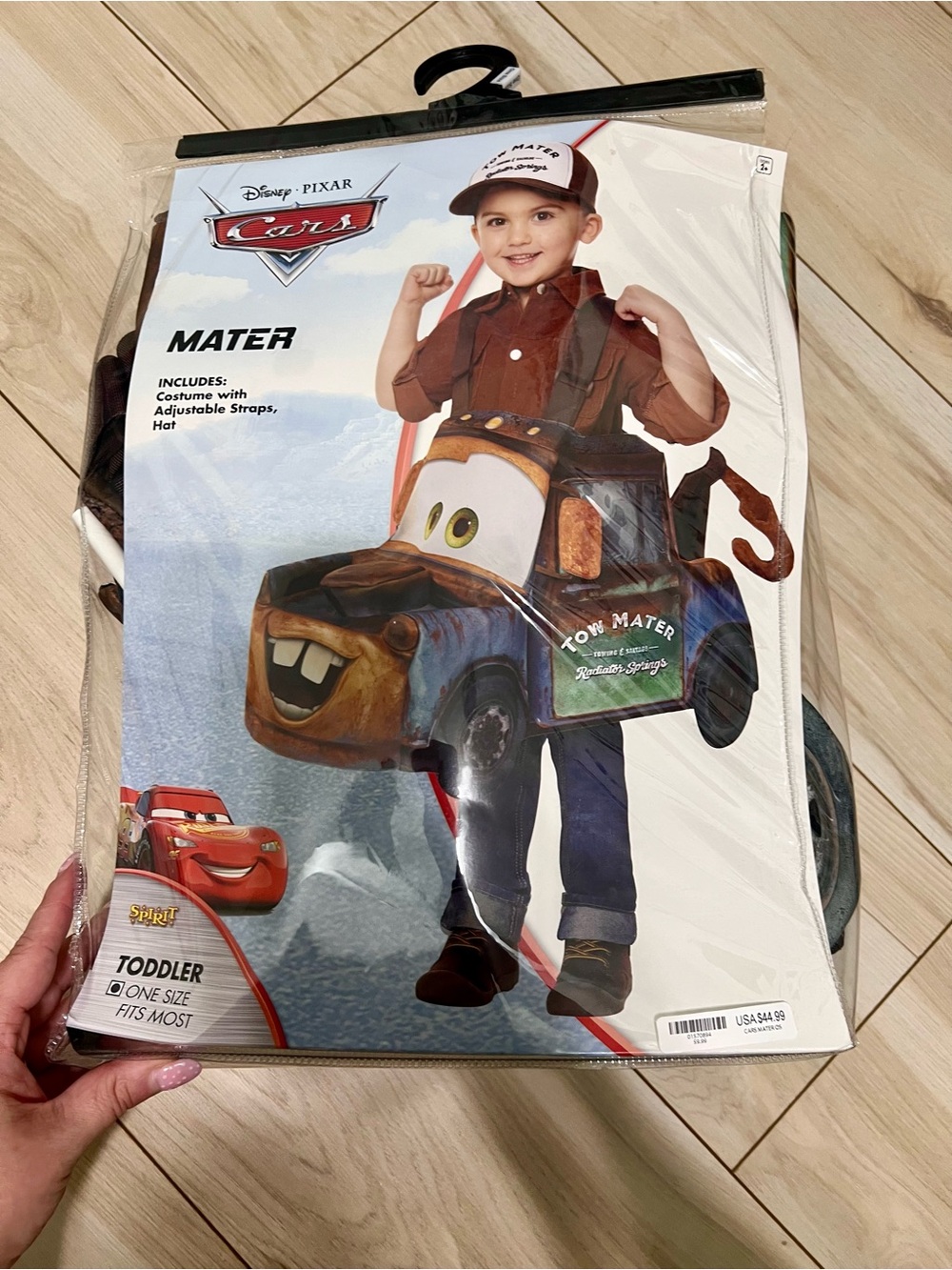 Disney Cars Tow Mater Toddler Costume - Halloween/ dress up